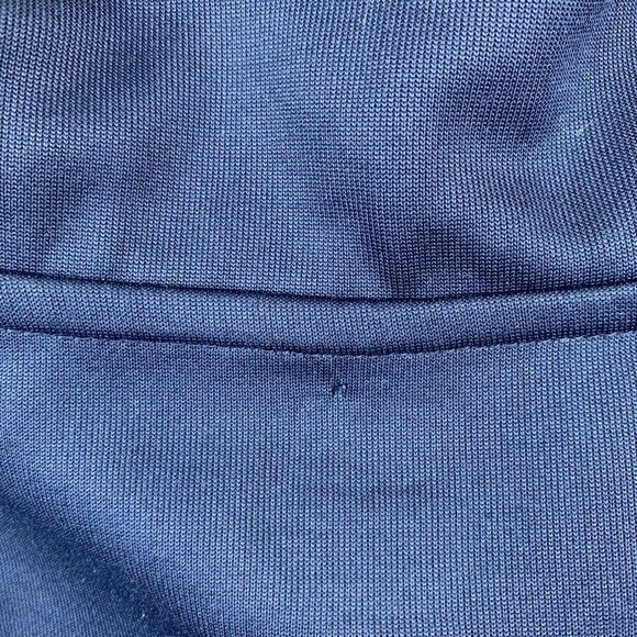 Nike Mens Track Jacket Large Blue Full Zip Sweater Long Sleeve Raglan Athletic - Picture 10 of 10